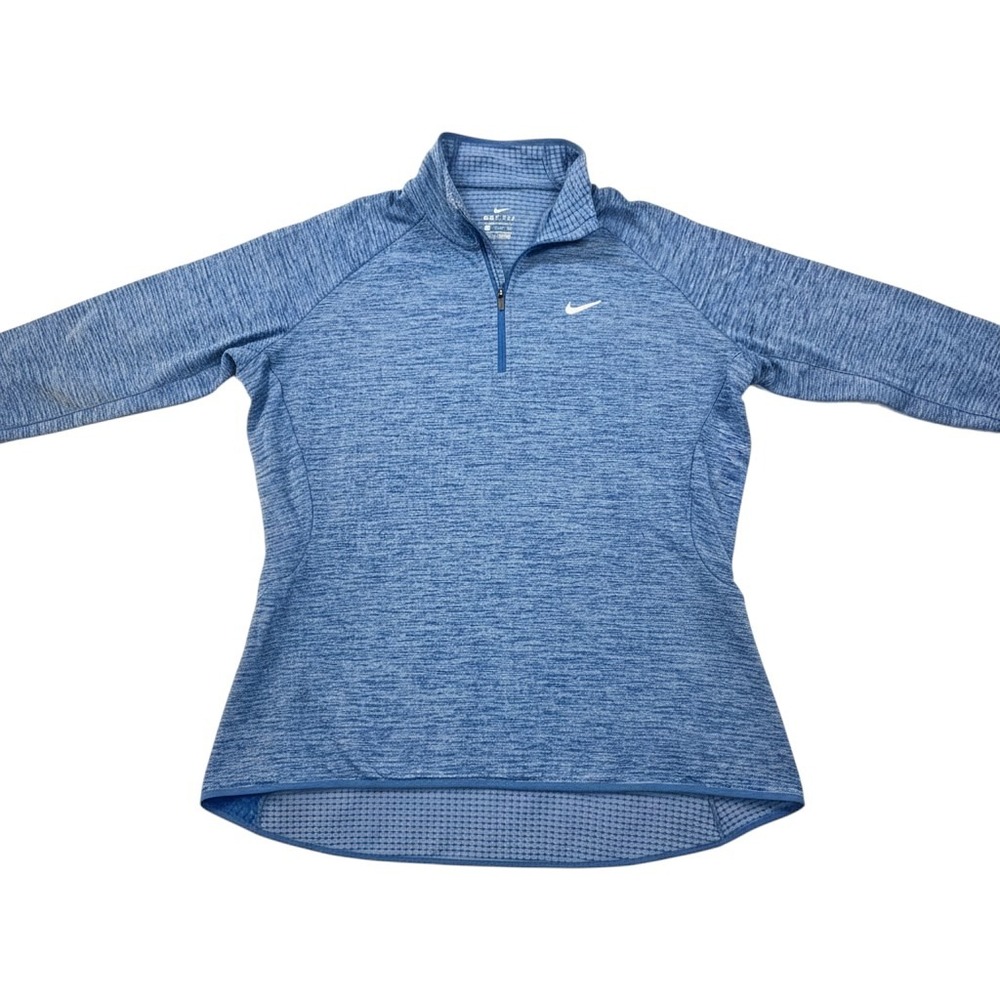 Nike Dri-FIT Half Zip Running Top Blue Space Dye XL 922459-450